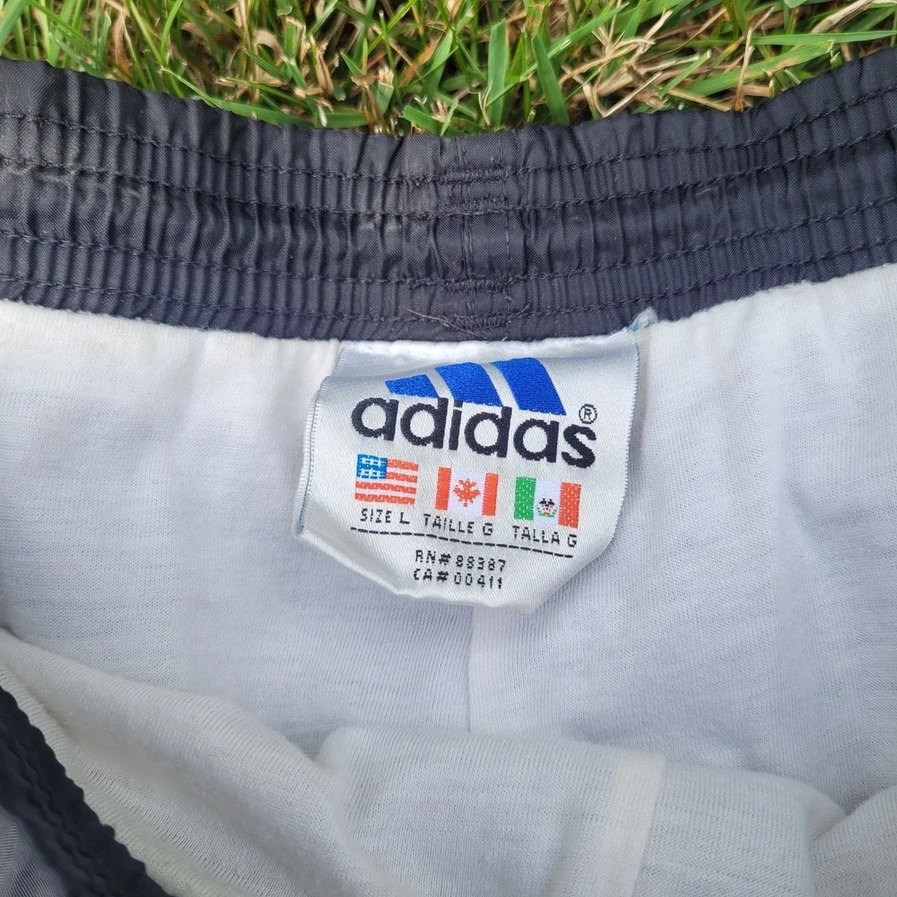 Vintage 90s Adidas Tracksuit Men Large Windbreaker Pullover Set Jacket Pants